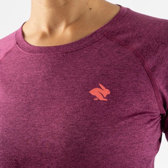 rabbit EZ Tee Long Sleeve Raspberry Grape L - Picture 6 of 14